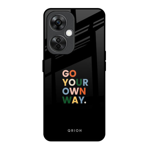 Go Your Own Way OnePlus Nord CE 3 Lite 5G Glass Back Cover Online