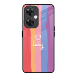 Lucky Abstract OnePlus Nord CE 3 Lite 5G Glass Back Cover Online