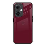 Classic Burgundy OnePlus Nord CE 3 Lite 5G Glass Back Cover Online