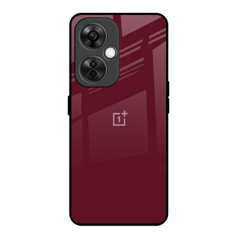 Classic Burgundy OnePlus Nord CE 3 Lite 5G Glass Back Cover Online
