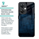 Dark Blue Grunge Glass Case for OnePlus Nord CE 3 Lite 5G