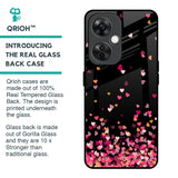 Heart Rain Fall Glass Case For OnePlus Nord CE 3 Lite 5G