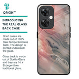 Pink And Grey Marble Glass Case For OnePlus Nord CE 3 Lite 5G