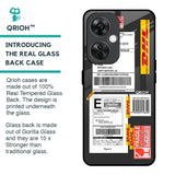 Cool Barcode Label Glass Case For OnePlus Nord CE 3 Lite 5G