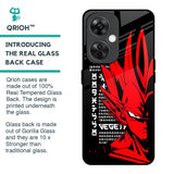 Red Vegeta Glass Case for OnePlus Nord CE 3 Lite 5G