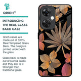 Lines Pattern Flowers Glass Case for OnePlus Nord CE 3 Lite 5G