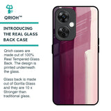 Brush Stroke Art Glass Case for OnePlus Nord CE 3 Lite 5G