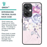 Elegant Floral Glass Case for OnePlus Nord CE 3 Lite 5G