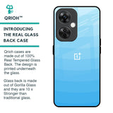 Wavy Blue Pattern Glass Case for OnePlus Nord CE 3 Lite 5G