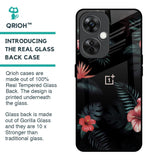 Tropical Art Flower Glass Case for OnePlus Nord CE 3 Lite 5G