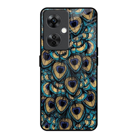 Peacock Feathers OnePlus Nord CE 3 Lite 5G Glass Cases & Covers Online