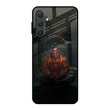 Lord Hanuman Animated Samsung Galaxy M54 5G Glass Back Cover Online