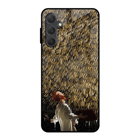 Rain Festival Samsung Galaxy M54 5G Glass Back Cover Online