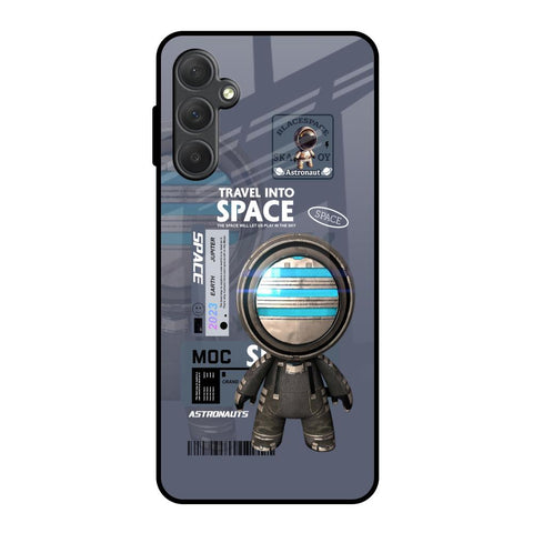 Space Travel Samsung Galaxy M54 5G Glass Back Cover Online