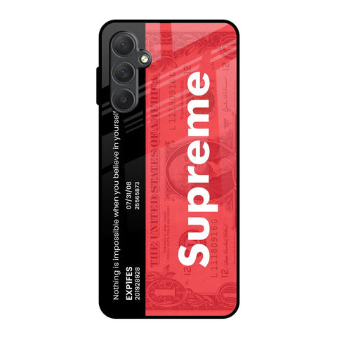 Supreme Ticket Samsung Galaxy M54 5G Glass Back Cover Online