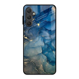 Blue Cool Marble Samsung Galaxy M54 5G Glass Back Cover Online