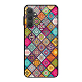 Multicolor Mandala Samsung Galaxy M54 5G Glass Back Cover Online