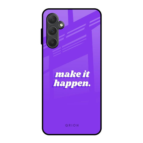 Make it Happen Samsung Galaxy M54 5G Glass Back Cover Online