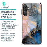 Marble Ink Abstract Glass Case for Samsung Galaxy M54 5G