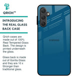 Cobalt Blue Glass Case for Samsung Galaxy M54 5G