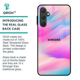Colorful Waves Glass case for Samsung Galaxy M54 5G
