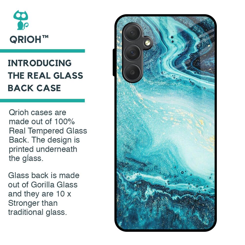 Sea Water Glass case for Samsung Galaxy M54 5G