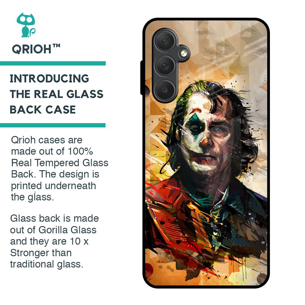 Psycho Villain Glass Case for Samsung Galaxy M54 5G