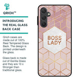 Boss Lady Glass Case for Samsung Galaxy M54 5G