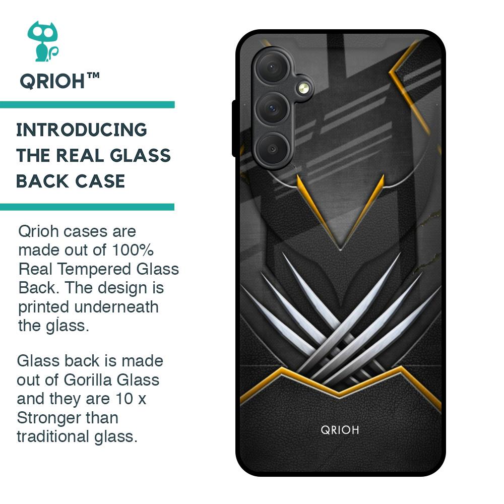 Black Warrior Glass Case for Samsung Galaxy M54 5G