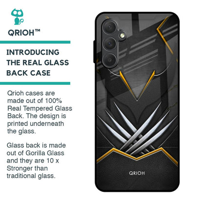 Black Warrior Glass Case for Samsung Galaxy M54 5G