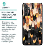 Bronze Abstract Glass Case for Samsung Galaxy M54 5G