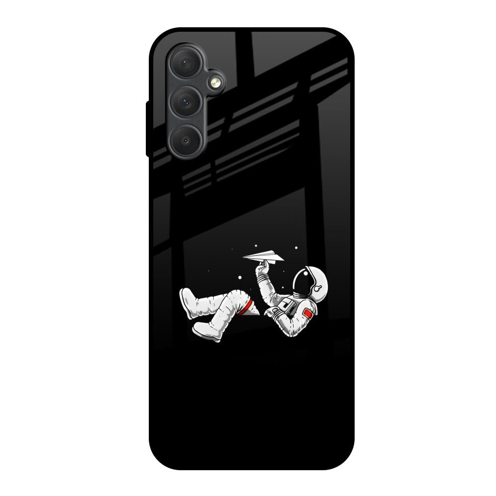 Space Traveller Samsung Galaxy M14 5G Glass Back Cover Online