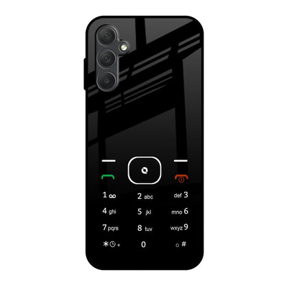 Classic Keypad Pattern Samsung Galaxy M14 5G Glass Back Cover Online