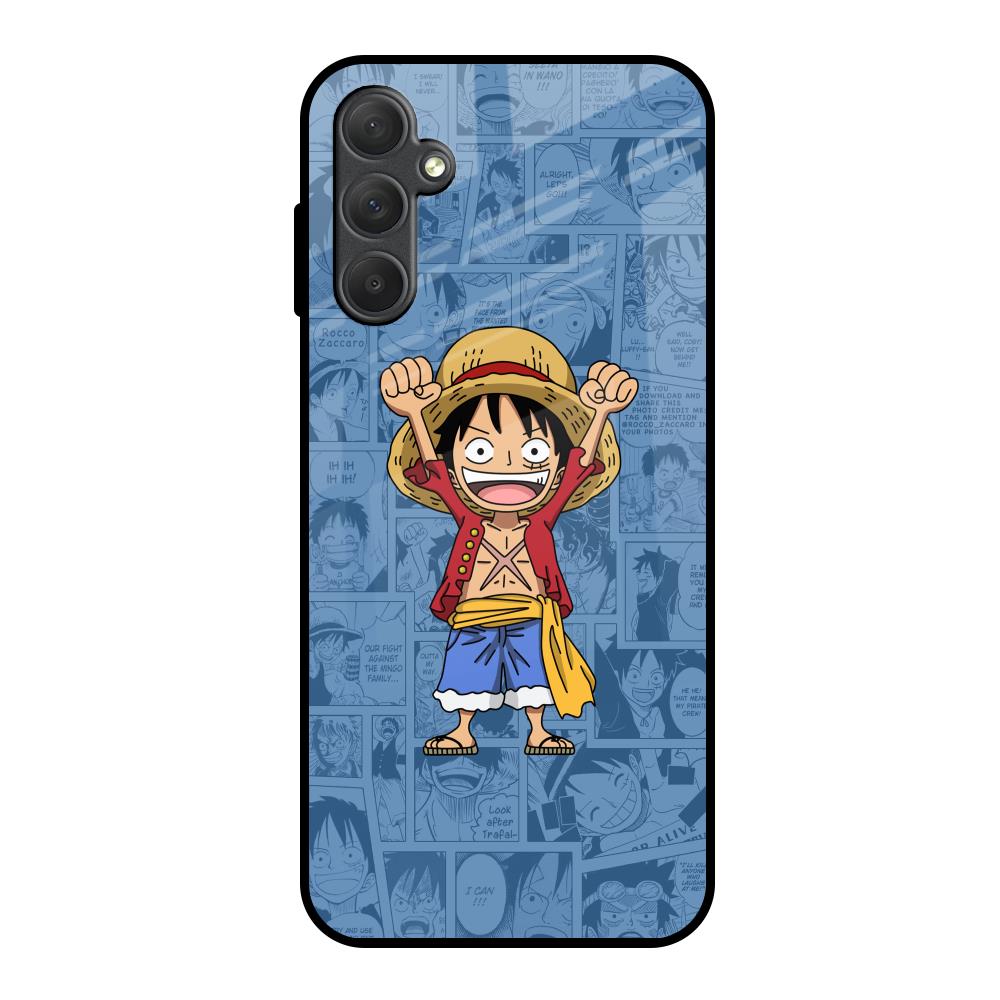Chubby Anime Samsung Galaxy M14 5G Glass Back Cover Online
