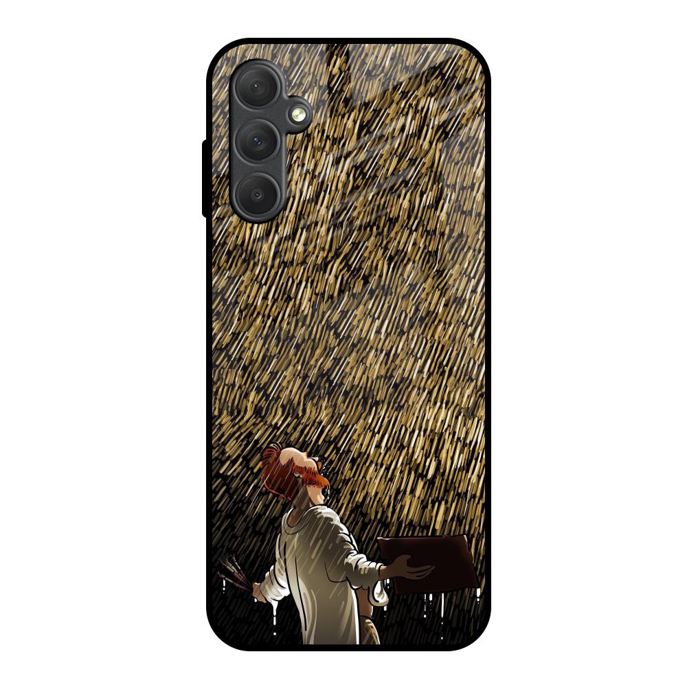 Rain Festival Samsung Galaxy M14 5G Glass Back Cover Online