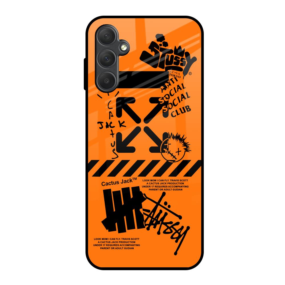 Anti Social Club Samsung Galaxy M14 5G Glass Back Cover Online