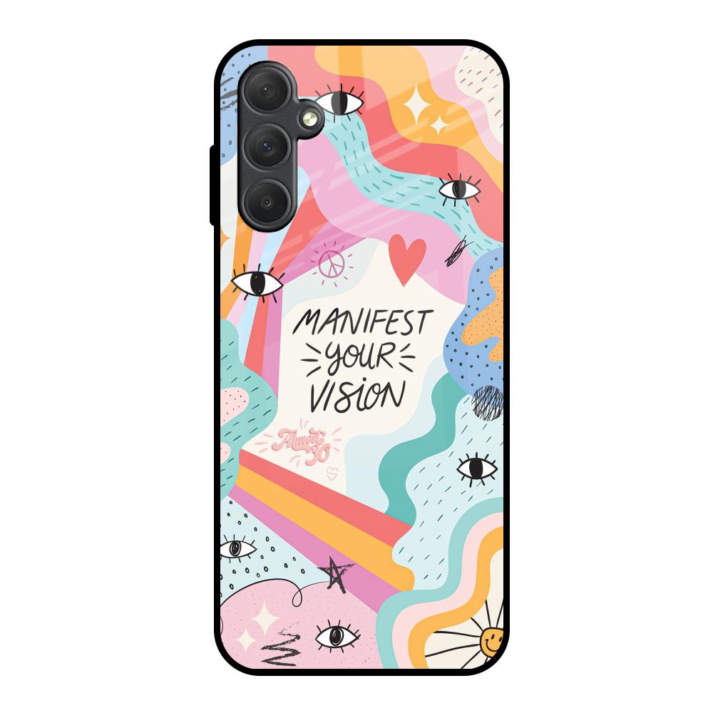 Vision Manifest Samsung Galaxy M14 5G Glass Back Cover Online