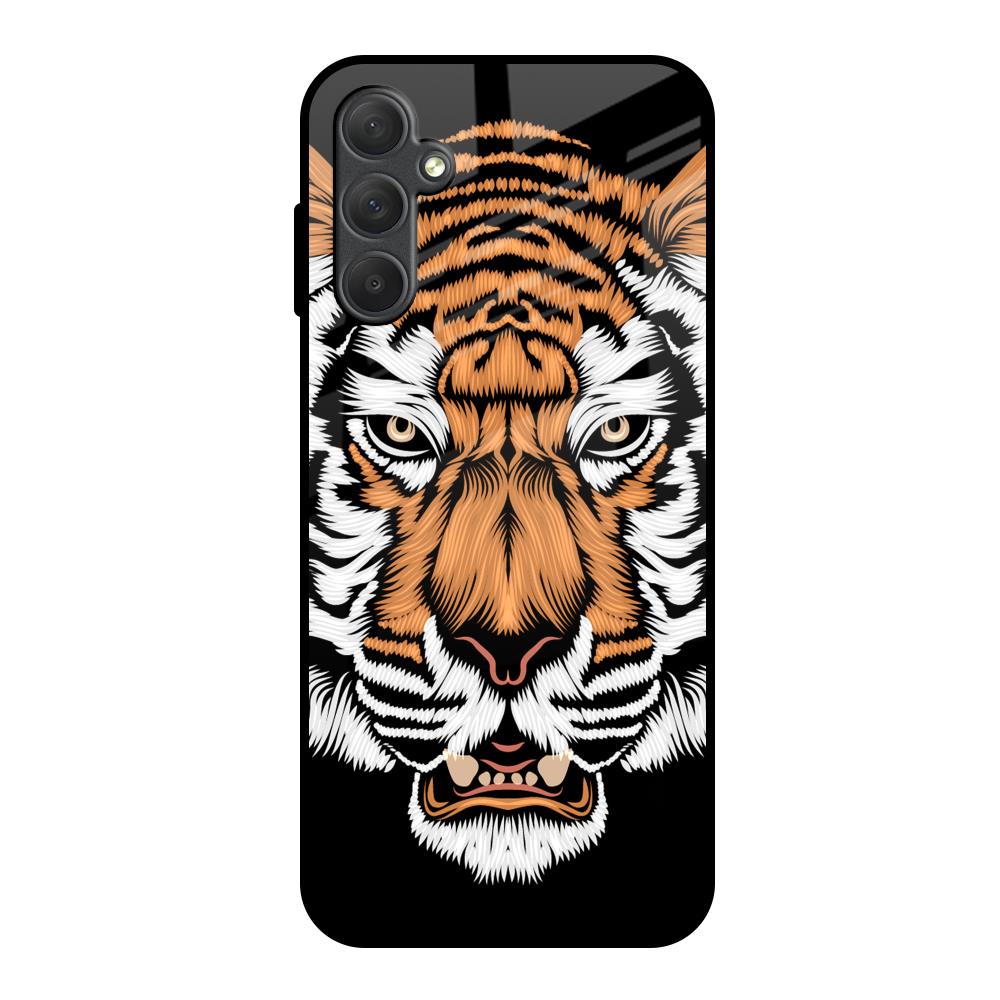 Angry Tiger Samsung Galaxy M14 5G Glass Back Cover Online