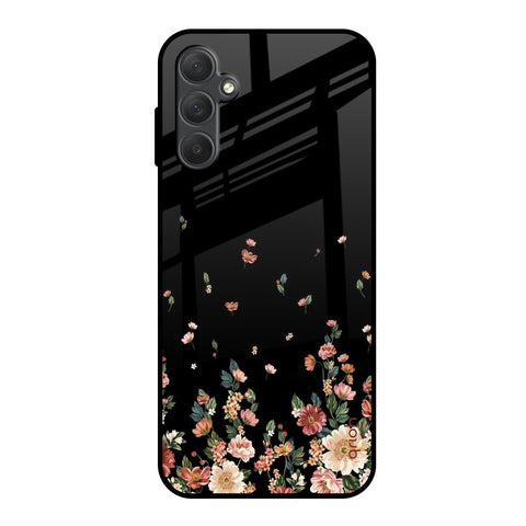 Floating Floral Print Samsung Galaxy M14 5G Glass Back Cover Online