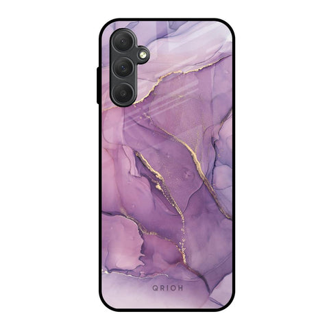 Purple Gold Marble Samsung Galaxy M14 5G Glass Back Cover Online