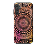Floral Mandala Samsung Galaxy M14 5G Glass Back Cover Online
