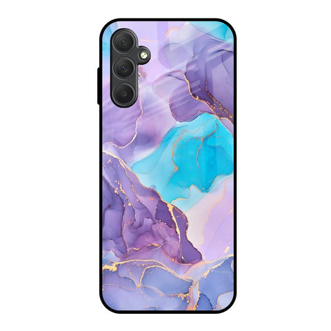 Alcohol ink Marble Samsung Galaxy M14 5G Glass Back Cover Online