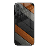 Tri Color Wood Samsung Galaxy M14 5G Glass Back Cover Online