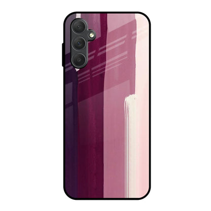 Brush Stroke Art Samsung Galaxy M14 5G Glass Back Cover Online