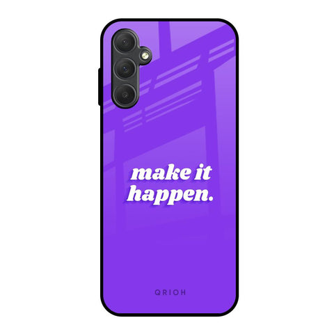 Make it Happen Samsung Galaxy M14 5G Glass Back Cover Online