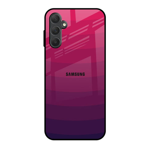 Wavy Pink Pattern Samsung Galaxy M14 5G Glass Back Cover Online