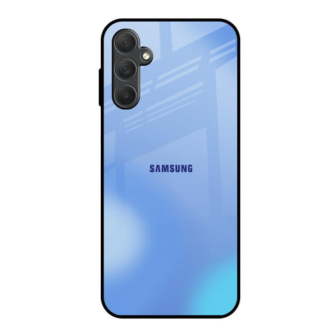 Vibrant Blue Texture Samsung Galaxy M14 5G Glass Back Cover Online