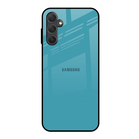 Oceanic Turquiose Samsung Galaxy M14 5G Glass Back Cover Online