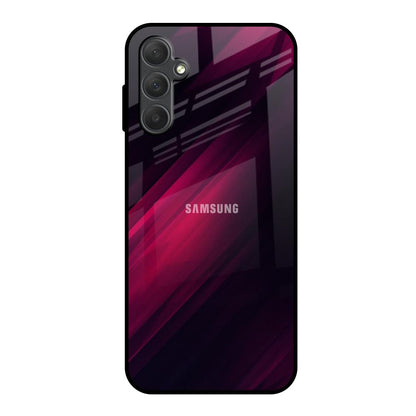 Razor Black Samsung Galaxy M14 5G Glass Back Cover Online