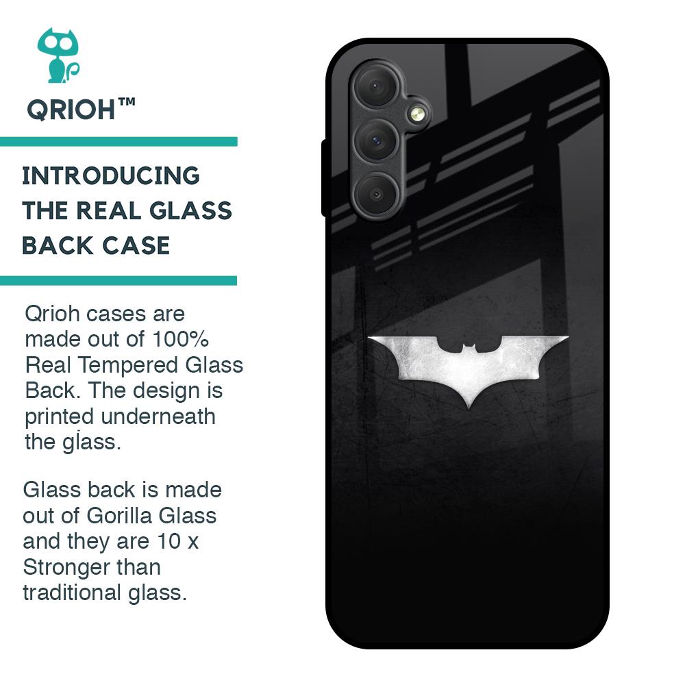 Super Hero Logo Glass Case for Samsung Galaxy M14 5G